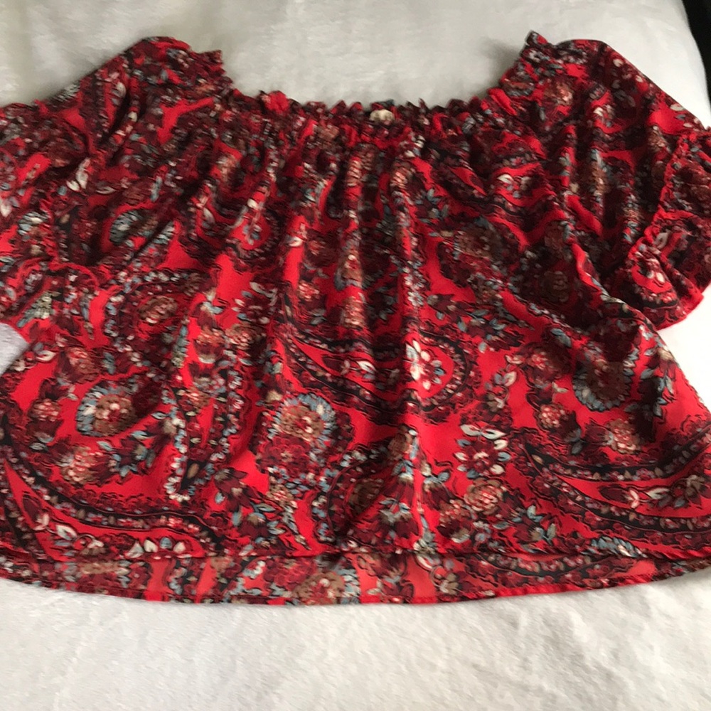 Dress top off the shoulder